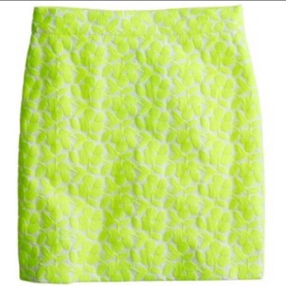 J. Crew postage skirt in neon floral - Picture 4 of 6